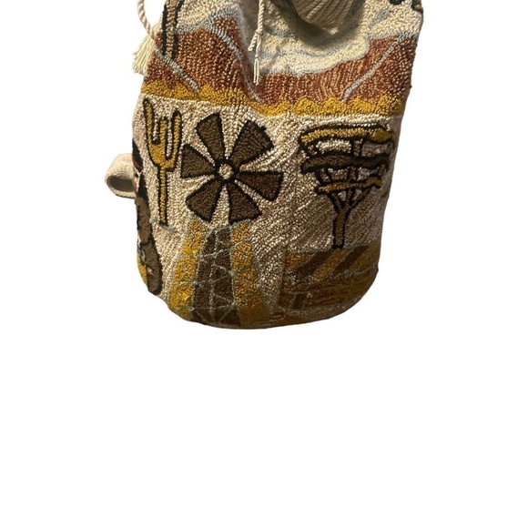 Handmade Ethnic Bucket  Bag, Size large - Picture 5 of 8